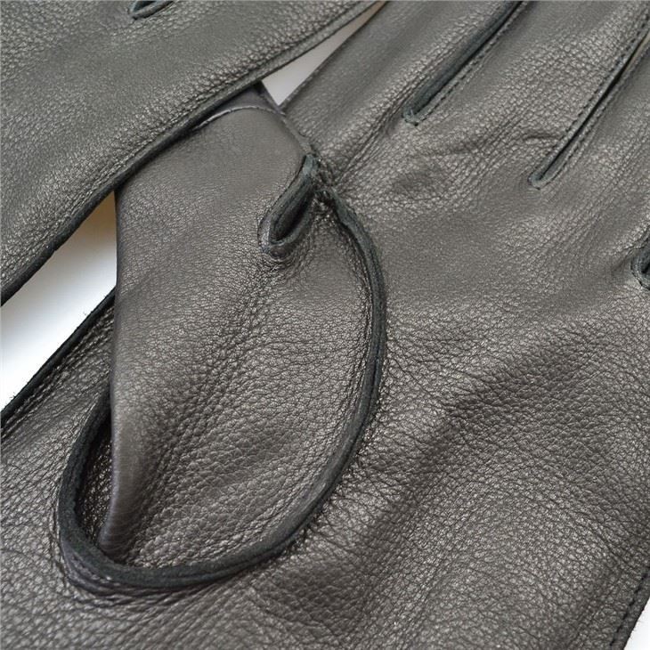 Leather gloves nylon sheepskin warm riding gloves