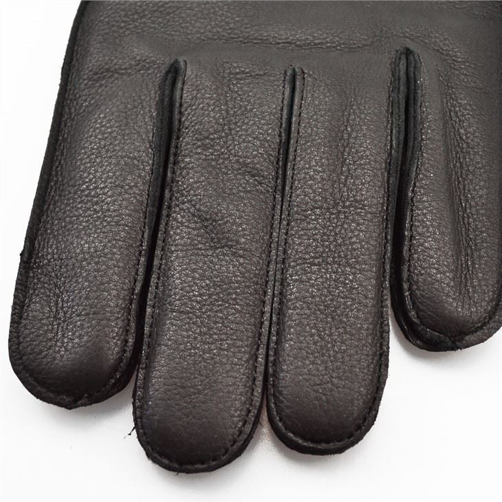 Leather gloves nylon sheepskin warm riding gloves